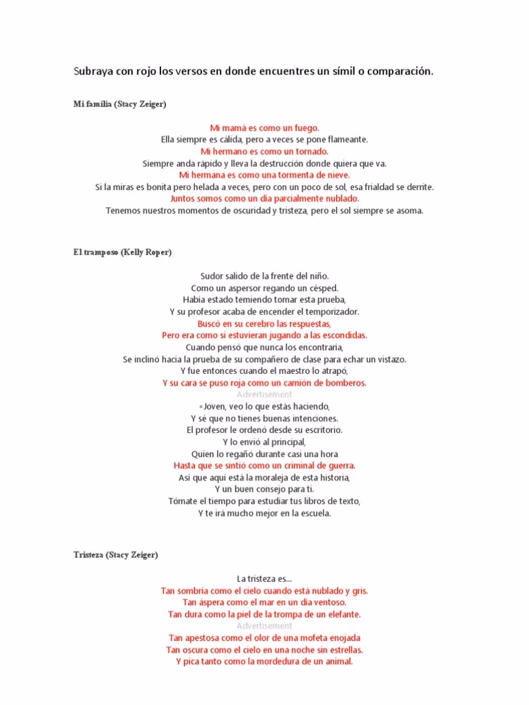 ¿Cuál es un ejemplo de un poema símil sobre los amigos?