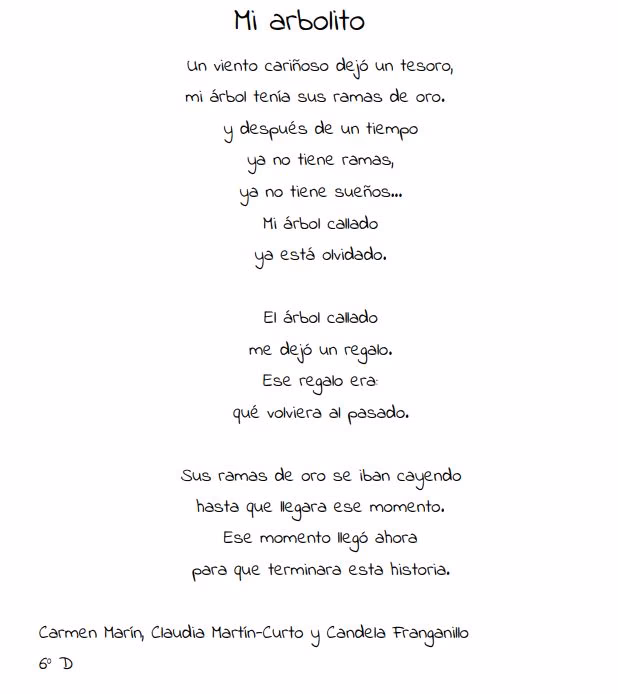 ¿Qué textos tienen rimas, versos y estrofas?