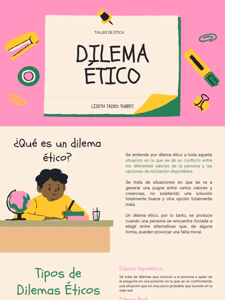 ¿Qué quieres decir dilema?