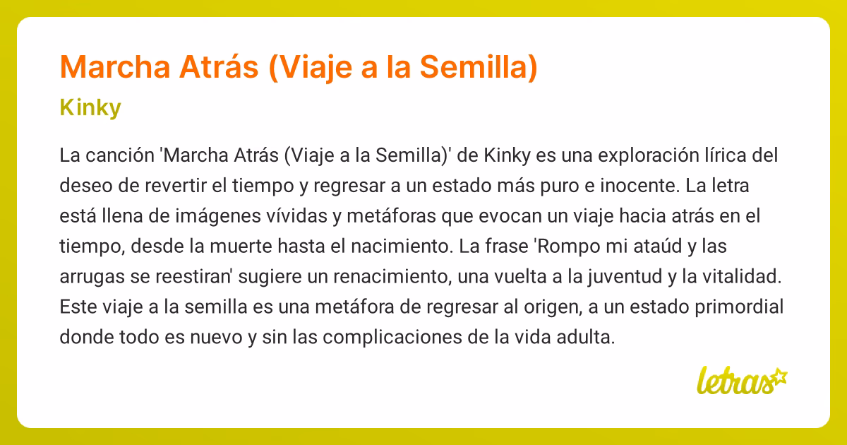 ¿Cuál es el tema principal del viaje a la semilla?