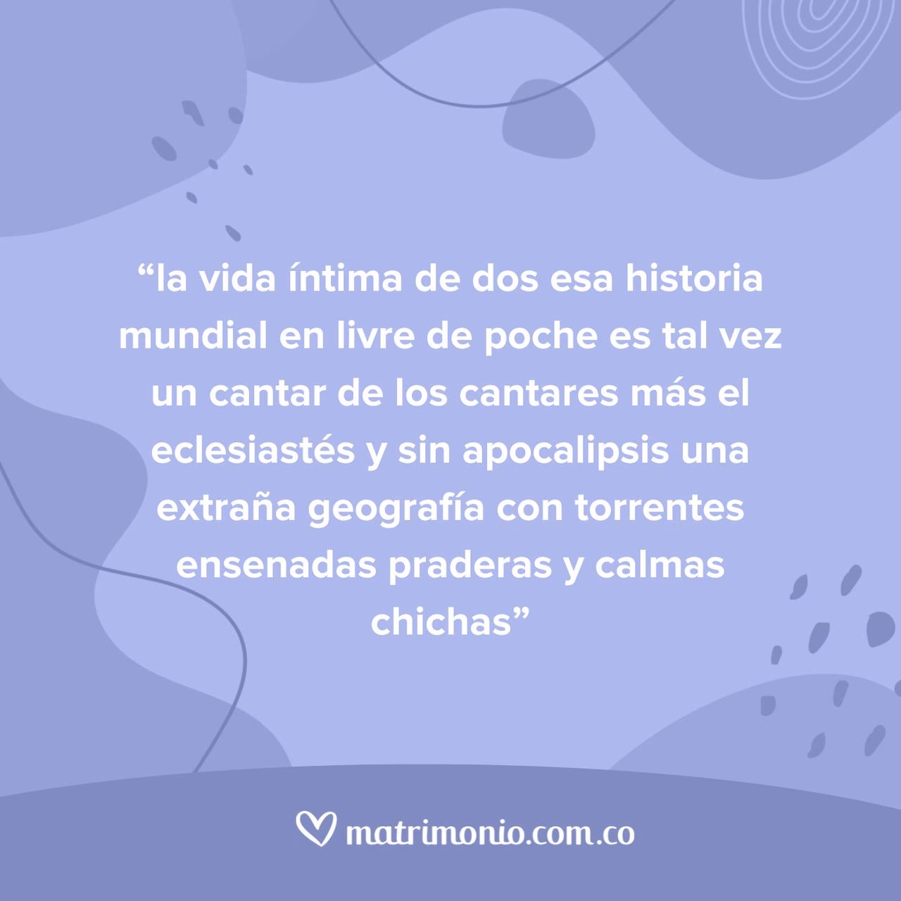 ¿Cómo es el matrimonio una metáfora?